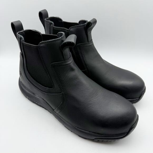 Volcom Mens Street Shield Station Tactical Boots US 11 Wide Black Slip-on CT NIB - Picture 6 of 13